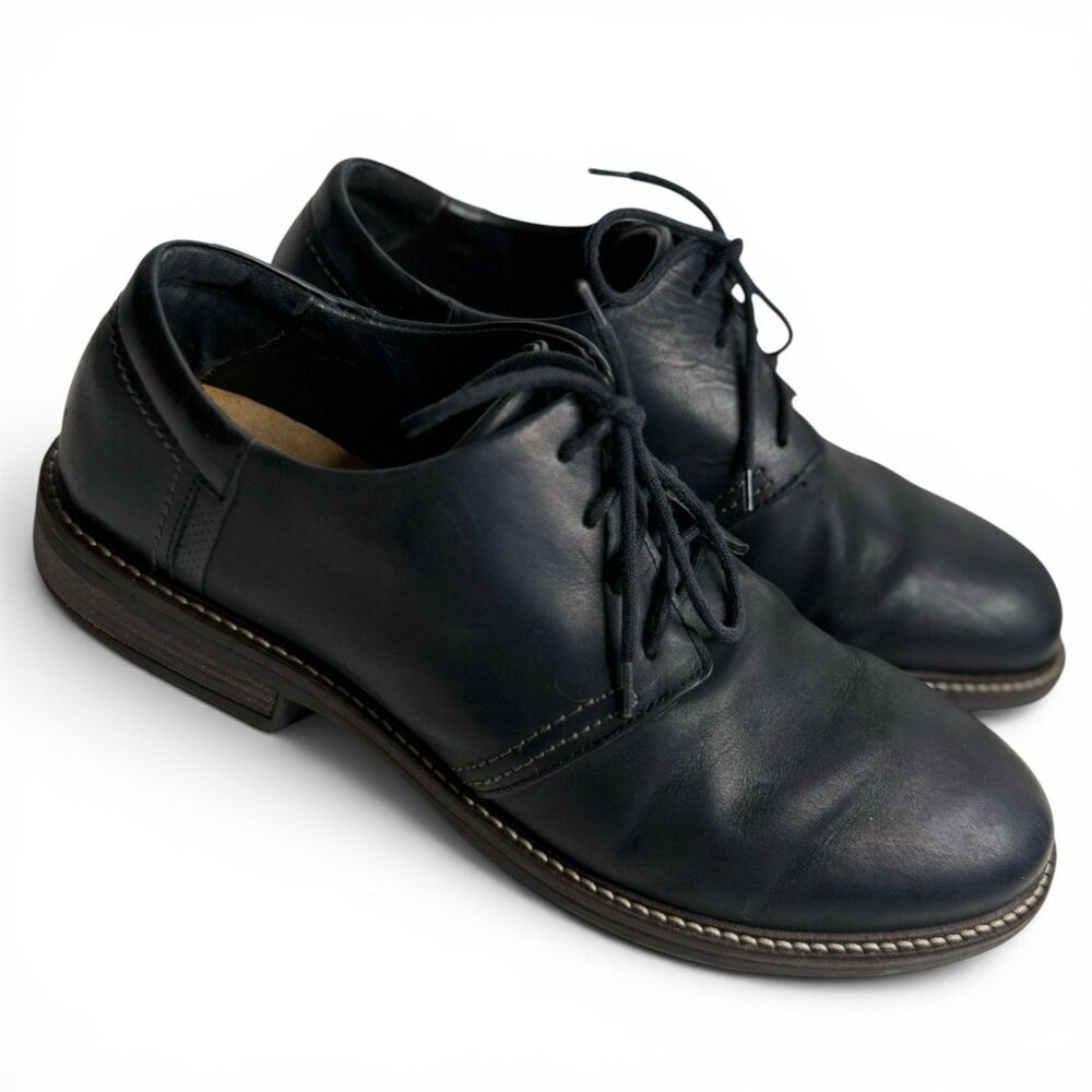 NAOT Chief Men's Oxford Dress Shoes US 11/EU 44 Black Leather Casual Comfort